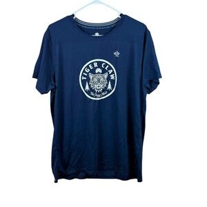 Rabbit Shirt Mens XL Navy Tiger Claw Short Sleeve Running Athletic Tee Top Vent